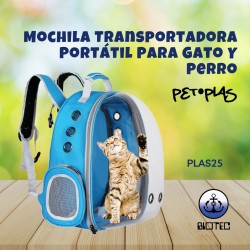 Mochila Back Pack Transportadora Portátil Para Gato Y Perro